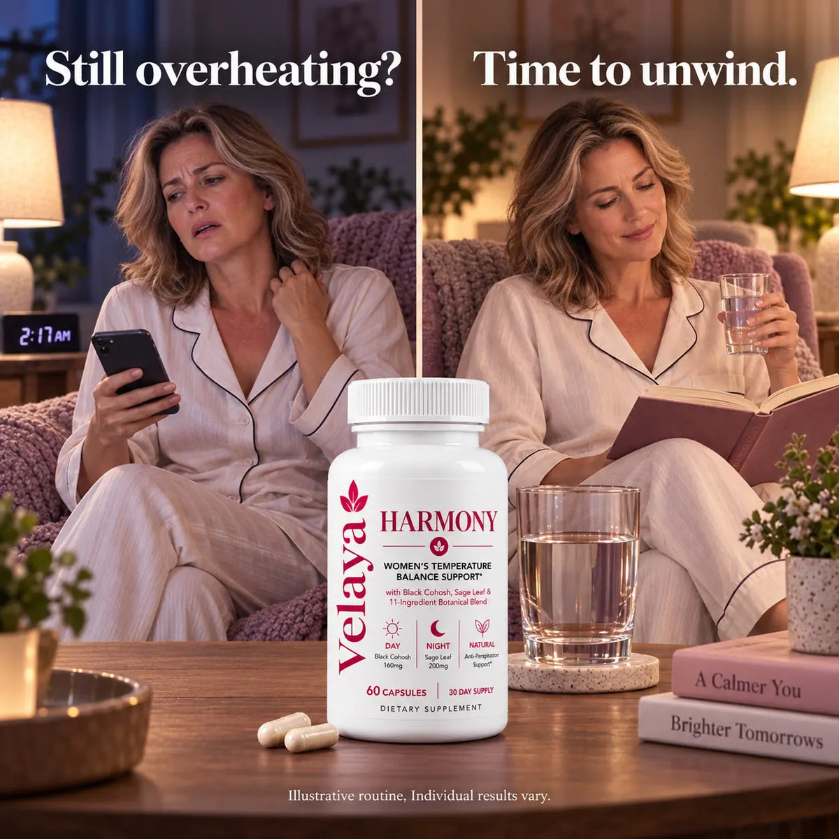 Fewer Hot Flashes. Drier Nights. Finally.