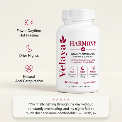 Fewer Hot Flashes. Drier Nights. Finally.